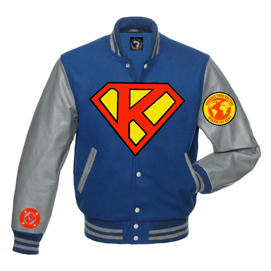 Superman sales letterman jacket