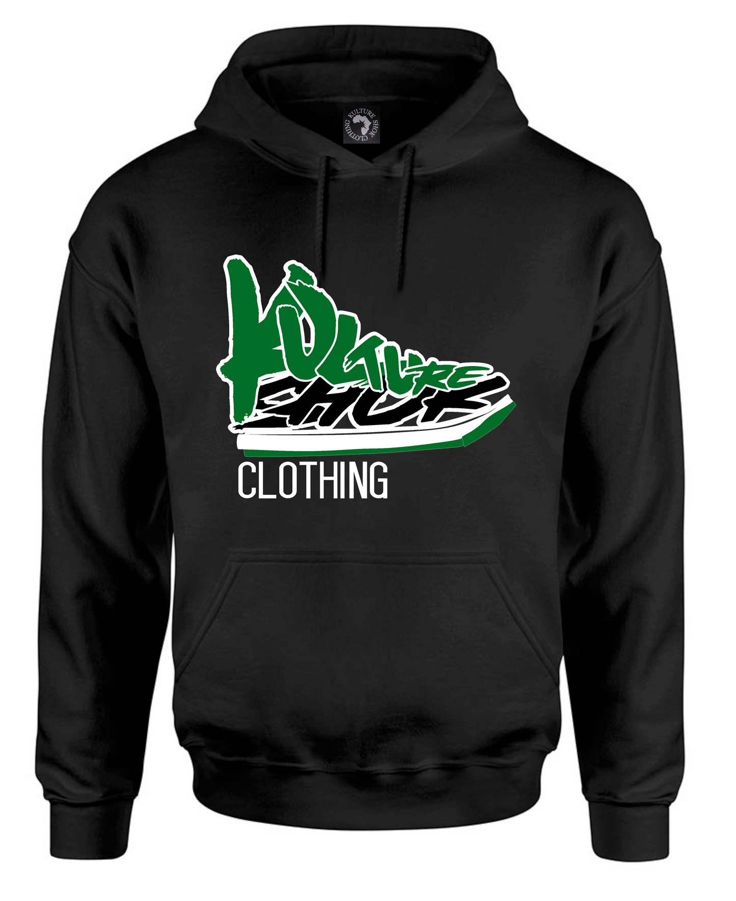 KICKS N TRICKS HOODIE GREEN & BLACK