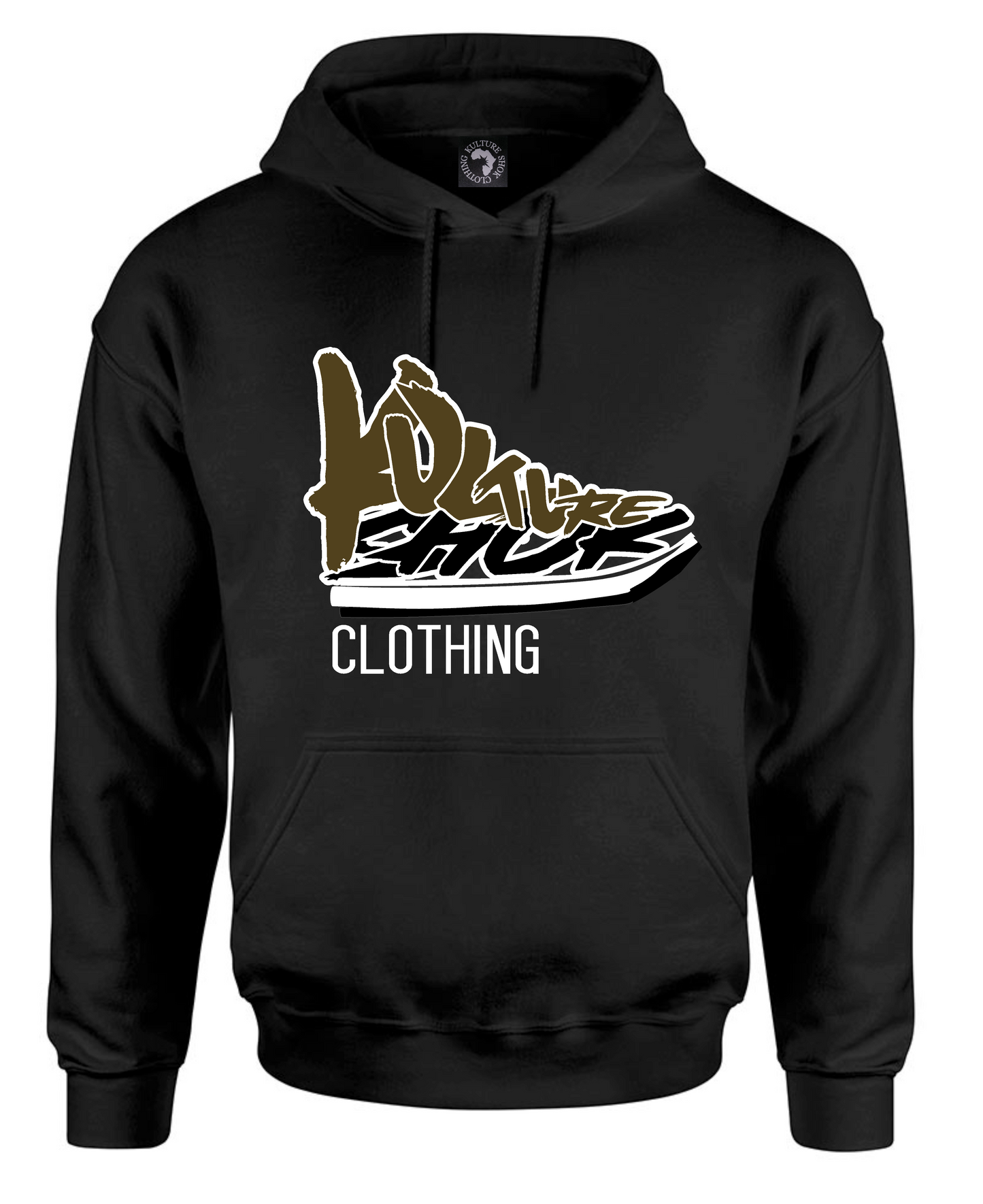 KICKS N TRICKS HOODIE - BROWN & BLACK