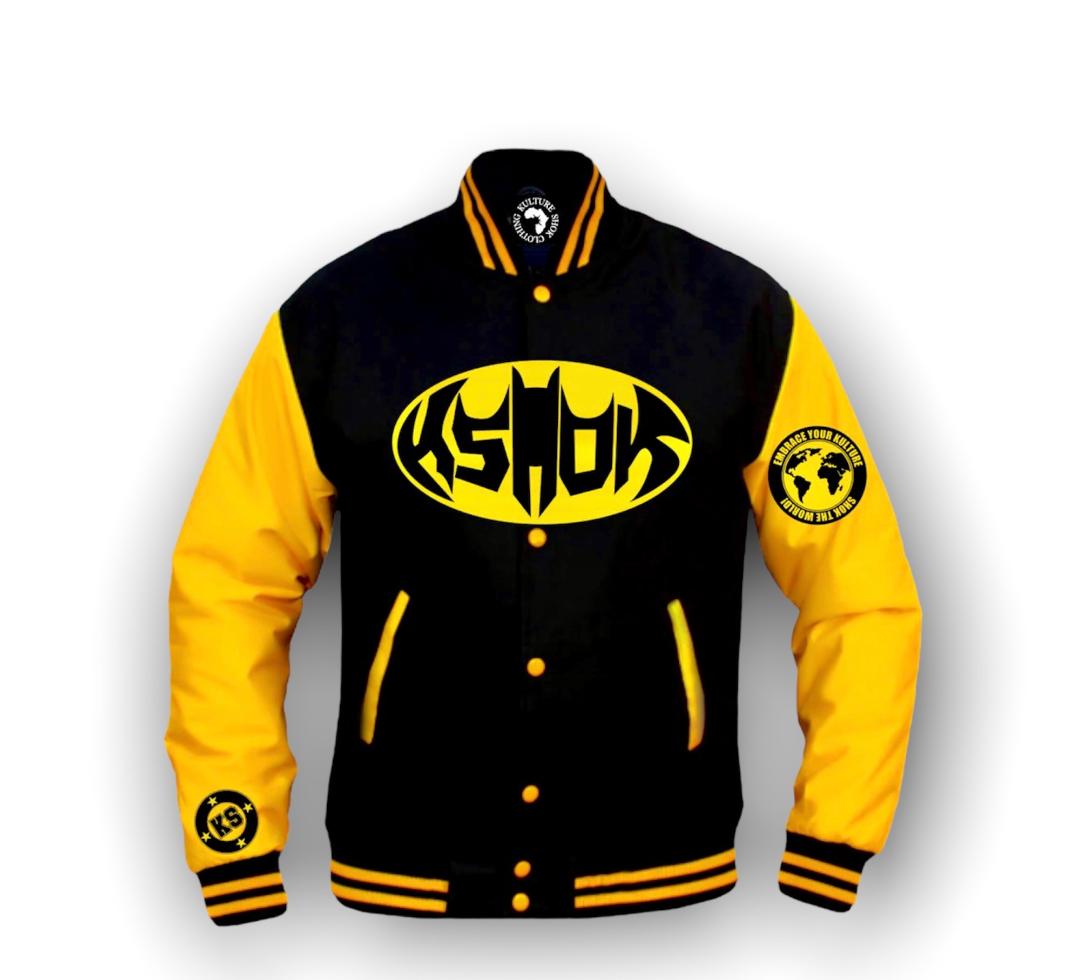 DRK KNIGHT LETTERMAN JACKET