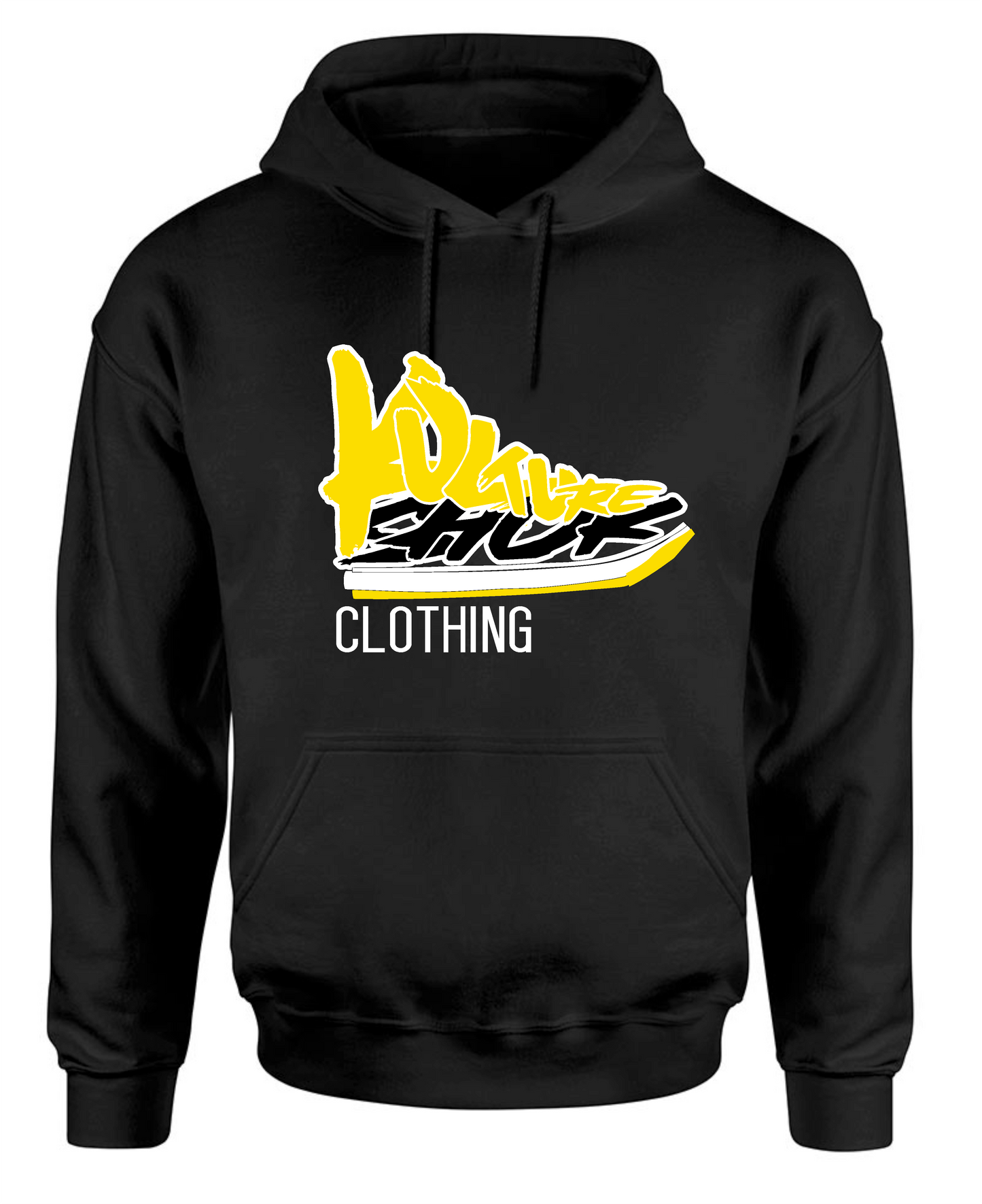 KICKS N TRICKS HOODIE - BLACK & YELLOW