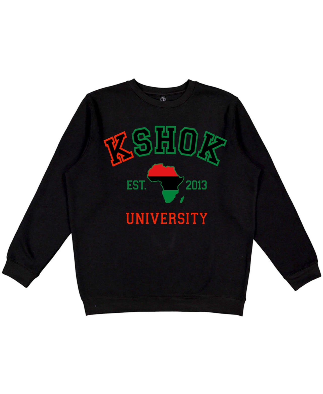 KSHOK UNIVERSITY CREWNECK SWEATER - AFRICA