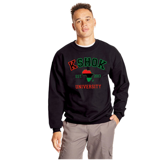 KSHOK UNIVERSITY CREWNECK SWEATER - AFRICA