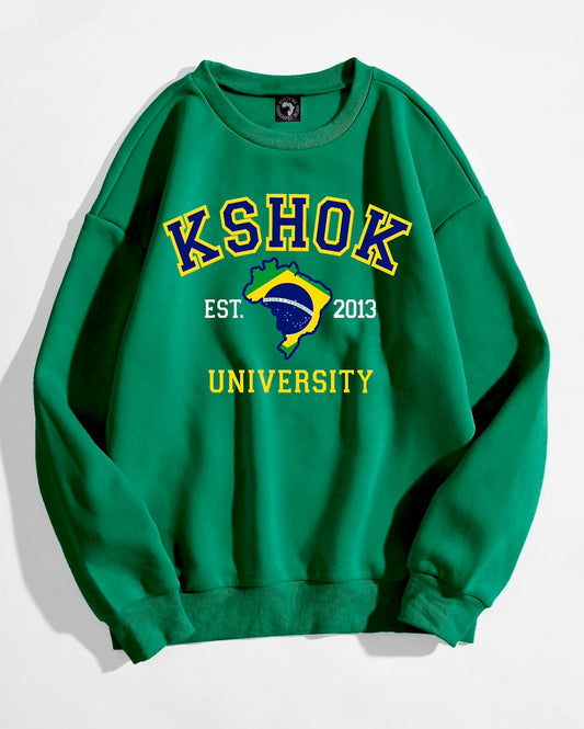 KSHOK UNIVERSITY CREWNECK SWEATER - BRAZIL