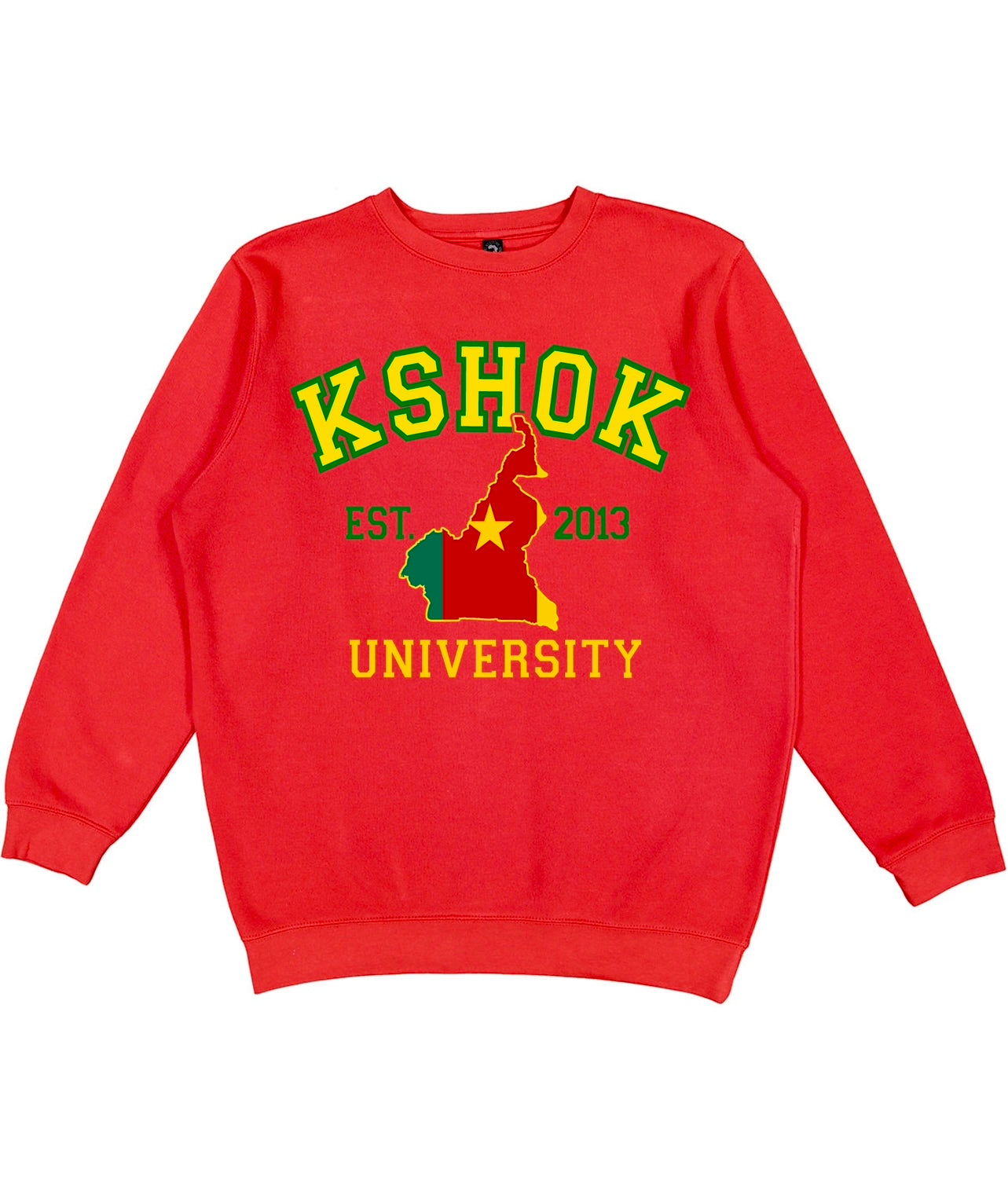 KSHOK UNIVERSITY CREWNECK SWEATER - CAMEROON