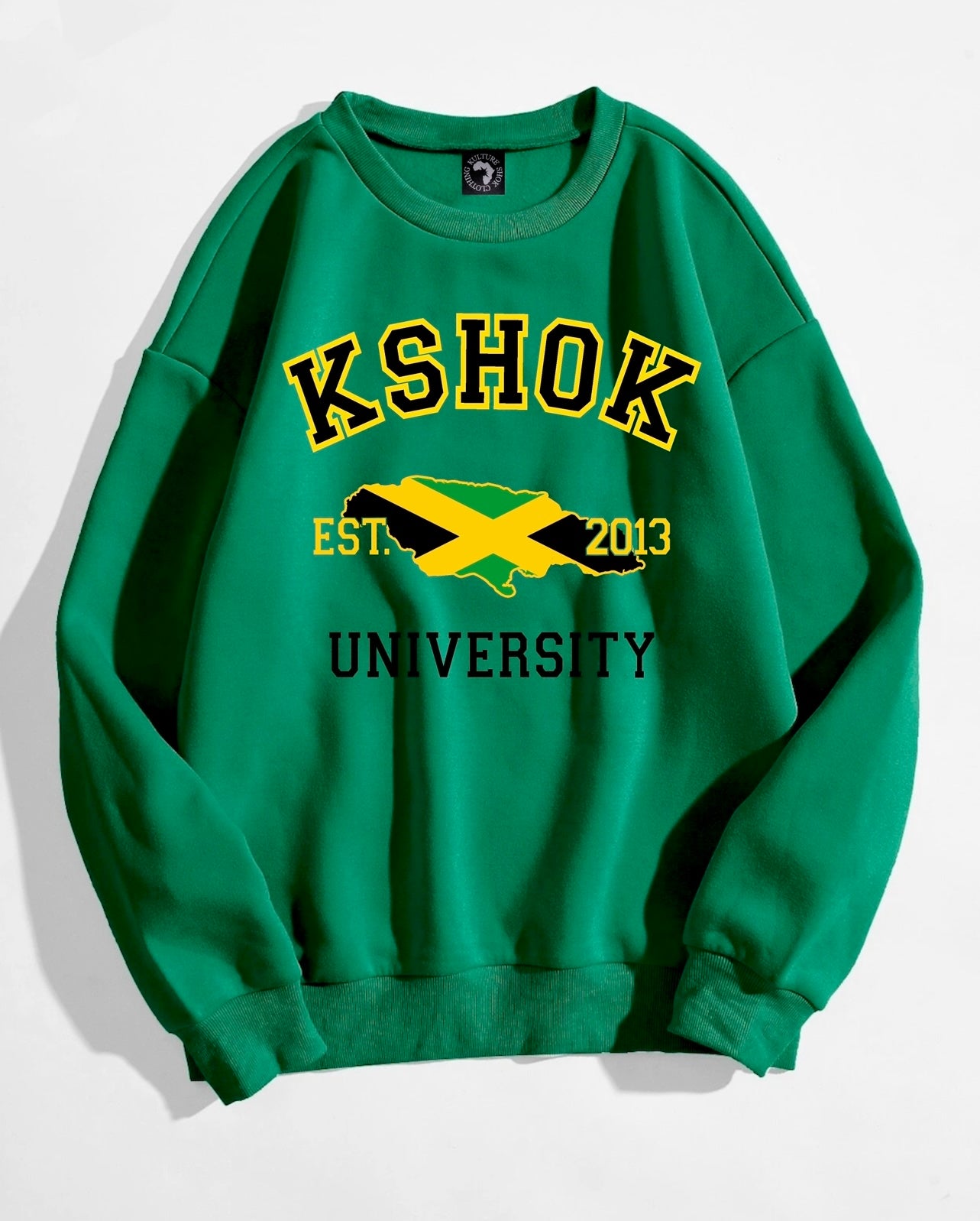 KSHOK UNIVERSITY CREWNECK SWEATER - JAMAICA