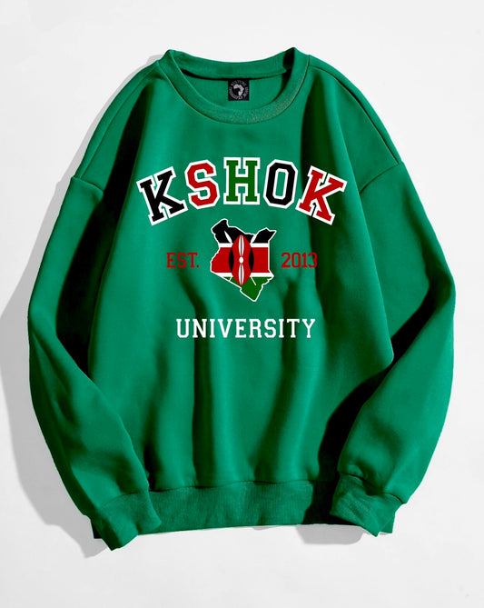 KSHOK UNIVERSITY CREWNECK SWEATER - KENYA