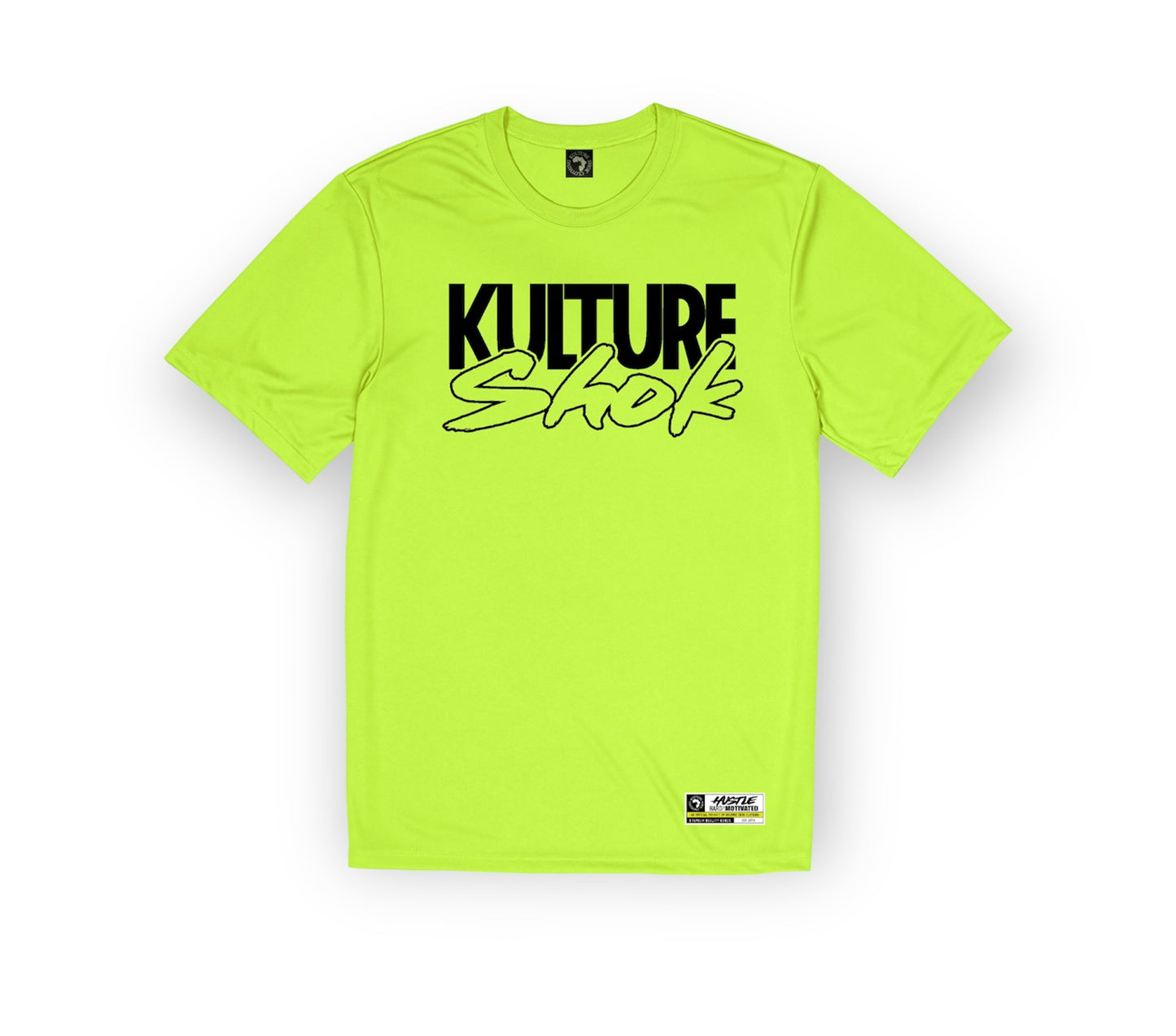 KULTURE SHOK TEE - SAFETY GREEN