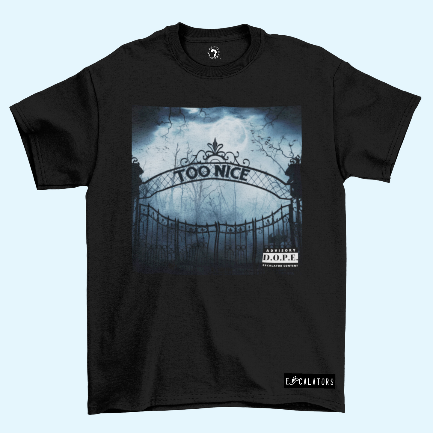 ESCALATORS MUSIC GROUP - TOO NICE EP BLACK TEE